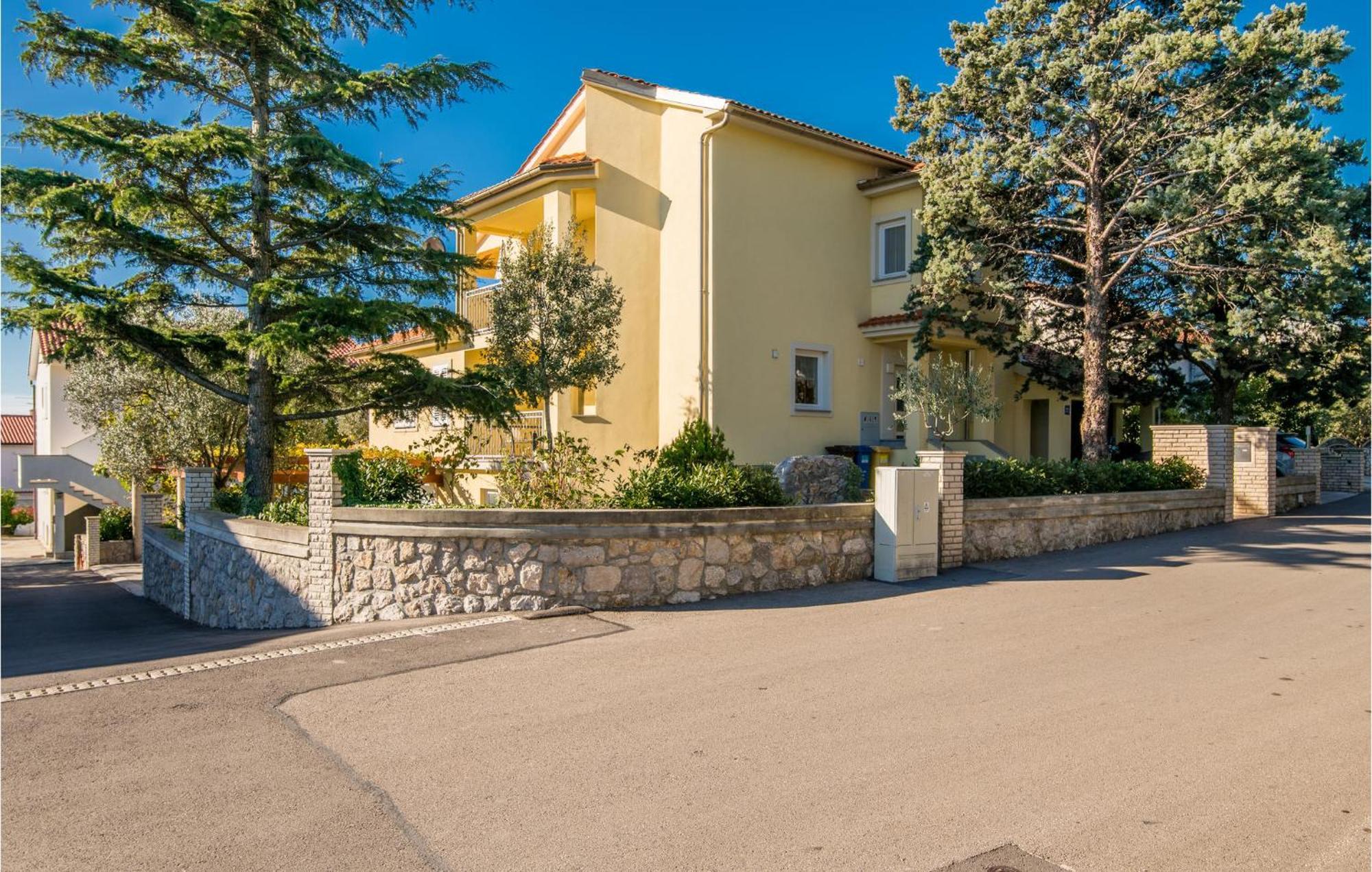 Nice Apartment In Krk With House Sea View Krk Town Exteriör bild