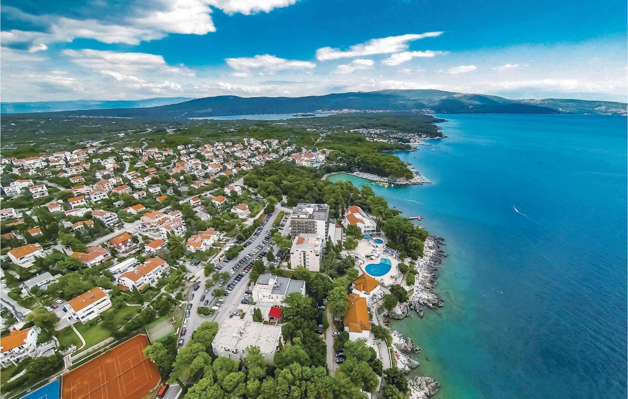 Nice Apartment In Krk With House Sea View Krk Town Exteriör bild